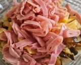 Foto del paso 3 de la receta: Tarta de berenjena, queso y jamón