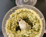 A picture of step 1 of Green Moong dal Pakoda - Mumbai Street Food.