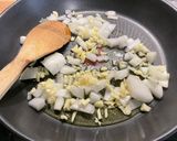 A picture of step 5 of Endive Gratin with Red Bell Peppers, Ham, Honey, and Curry.