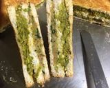 A picture of step 9 of Double Decker Happy Sandwich.