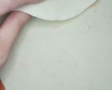 A picture of step 1 of Papri Chaat.