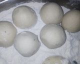 A picture of step 15 of Chole puri.