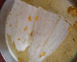 A picture of step 3 of Orange Fish with veggies (Healthy Meal option).