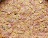 Foto del paso 6 de la receta: Quiche de jamón, muzzarella y roquefort con "masa" de coliflor