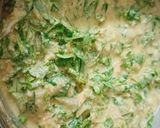 A picture of step 2 of Methi ghavan.