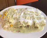 Foto del paso 3 de la receta: Enchiladas verdes cremosas 🤤