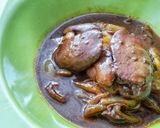 A picture of step 6 of Chicken Liver in Sweet Soy Sauce.