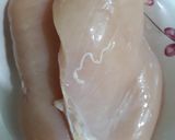 Hình bước làm 1 của món Canh bí đỏ nấu tôm khô + Ức gà sốt chua ngọt