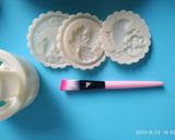 Hình bước làm 4 của món Ăn dặm cho bé: Bánh trung thu khoai lang