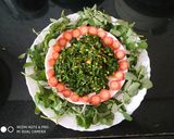 A picture of step 8 of Methi dry sabzi.