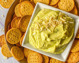 Foto del paso 6 de la receta: Galletitas saladas de maíz sin gluten con dip de aguacate y kéfir