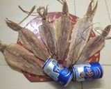 Hình bước làm 1 của món Mực khô nướng. 🍻🍻🍻