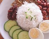 A picture of step 3 of Nasi Lemak - A Malaysian Story.