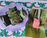 Foto langkah ke 10 dari resep Jajanan mutiara bungkus daun pisang.