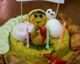 Foto langkah ke 4 dari resep Birthday Tumpeng.