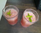 A picture of step 2 of Watermelon Mint Cooler.