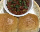 A picture of step 5 of Jain pav bhaji.