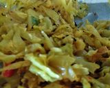 A picture of step 2 of Cabbage Sabzi (coconut n peanut powder).