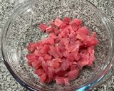 A picture of step 4 of Tuna Tartare.
