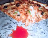 A picture of step 10 of Tandoori Nan Pizza.