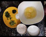 A picture of step 1 of Egg Pancakes in just 5 minute.