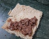 A picture of step 3 of Chocolate Samosa.