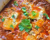 A picture of step 8 of Pilchards Shakshuka (Microwave).