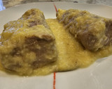 Foto del paso 6 de la receta: Solomillo de cerdo en salsa de calabacín, puerros y queso