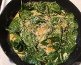 A picture of step 3 of California Farm Spinach in Cheddar Cheese Sauce.