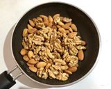 A picture of step 1 of Almond walnut oatmeal bars.