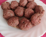 Foto del paso 2 de la receta: Albóndigas en salsa de zanahorias y naranja con patatas fritas