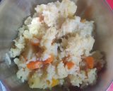 A picture of step 3 of Veg Pulao for toddler 2 year old baby.