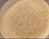 A picture of step 4 of Rajsthani Dal Baati Churma thali (lunch or dinner).