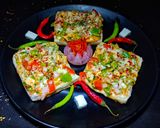 A picture of step 7 of Paneer Chilli Cheese Toast.