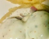 A picture of step 12 of Falafel with pita bread and spicy yoghurt #zoomfalafel.