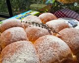 عکس مرحله 1 از دستور بان پنبه‌ای (نان نرم شیری) 🍞🥐
