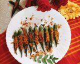 A picture of step 6 of Stuffed okra(Bharwa Bhindi).