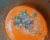 A picture of step 2 of Tomato Soup.