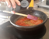Foto del paso 13 de la receta: Albóndigas de Sepia en salsa de piquillos y puré de patatas