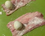 Foto langkah ke 2 dari resep Telur Puyuh Teriyaki Gulung Beef Slice.