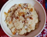 A picture of step 7 of Semolina Halwa.