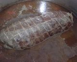 Foto del paso 4 de la receta Rotí de ternera con salsa de verduras al Oporto