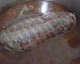 Foto del paso 4 de la receta: Rotí de ternera con salsa de verduras al Oporto