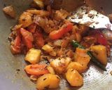 A picture of step 5 of Raw Jackfruit Curry.