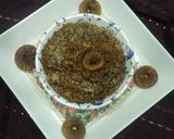 A picture of step 8 of Fig walnut halwa.