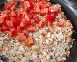 A picture of step 3 of Idli Shakshuka (Leftover Dosa batter).