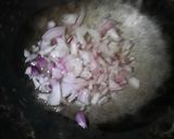 A picture of step 3 of Fry Chana daal karahi.