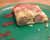 Foto del paso 3 de la receta: Omelette con sorpresa de salchicha
