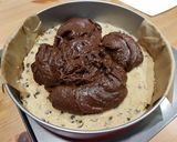Foto del paso 20 de la receta: Brookiepie ó Cookie-Brownie con Papaya crujiente & Pistachos!