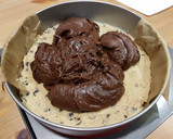 Foto del paso 20 de la receta: Brookiepie ó Cookie-Brownie con Papaya crujiente & Pistachos!